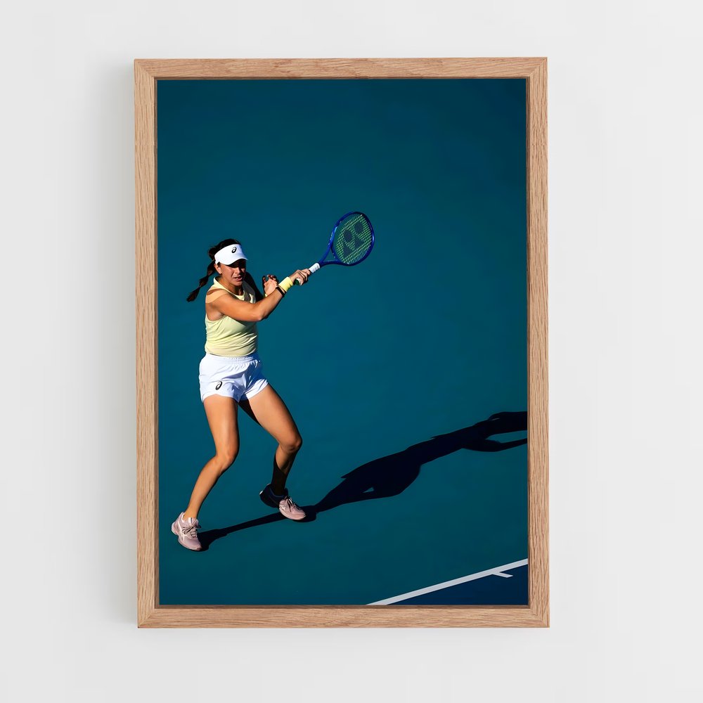 Poster Belinda bencic joueuse – affiche Tennis (vue 4)
